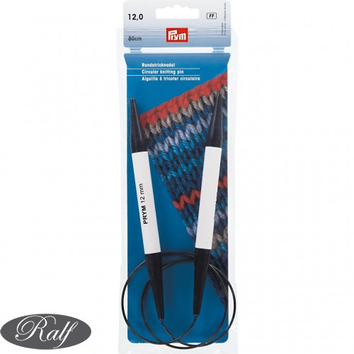 Andrele circulare plastic, 80 cm - 12,00 mm - Prym 211314